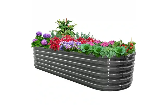 Screwless Raised Garden Bed - 8x3x2ft