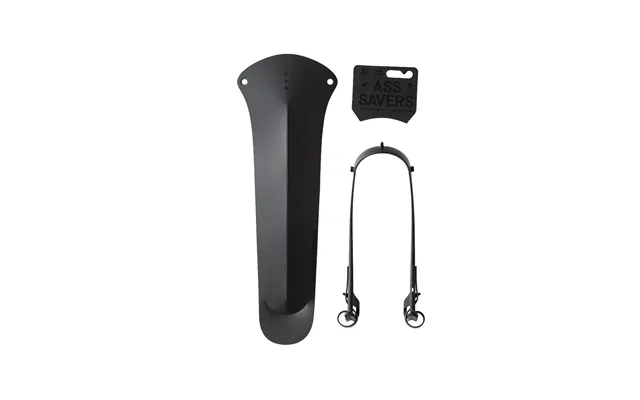Ass Savers Win Wing Gravel 2 Rear Mudguard - Clip-on Stealth Black