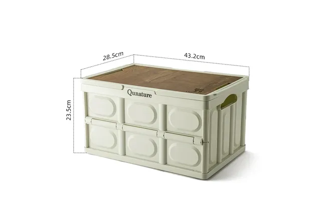 55l & 30l Folding Storage Box With Tabletop & Lid And Handle - 30l