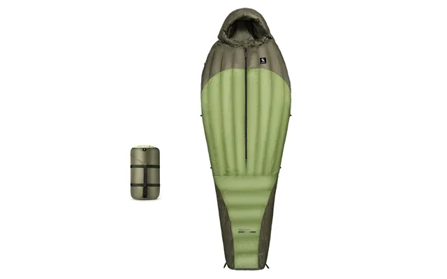 650 Fill Power Mummy Mixed Down Waterproof Sleeping Bag For Backpacking & Camping Hiking 23f - Olive-green M