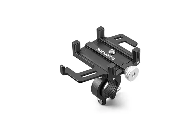 Aluminum Alloy Phone Mount Fits 2.2 3.7 In Wide - Black
