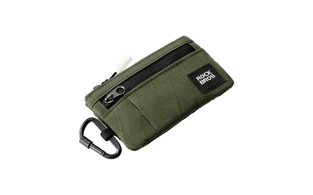 Bike Wallet Pouch For Cards, Cash & Keys - Army Green