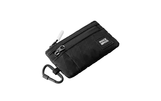 Bike Wallet Pouch For Cards, Cash & Keys - Black