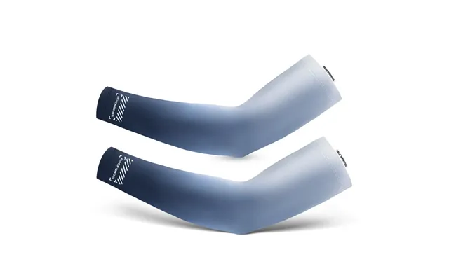 Cooling Arm Sleeves Sun Protection - Cream Blue S