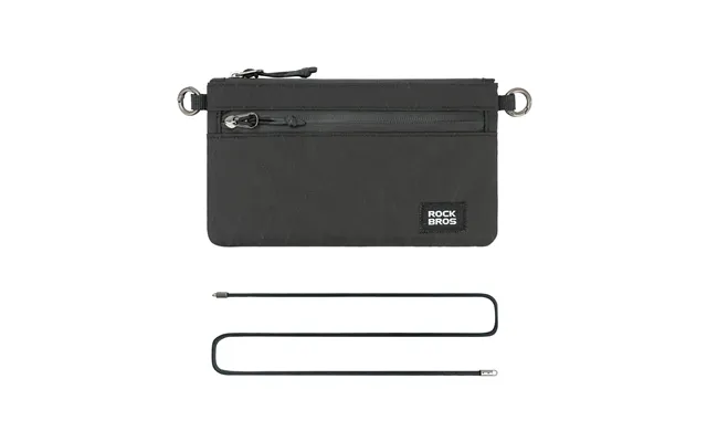 Crossbody Small Card Holder - Black