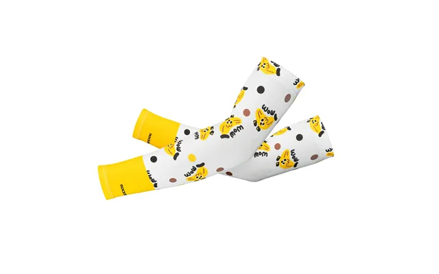 Kids Cooling Arm Sleeves Breathable Sun Protection - Yellow M