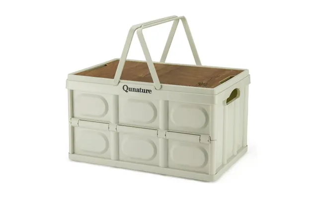 Qunature 55l Collapsible Storage Bin With Lid And Handle
