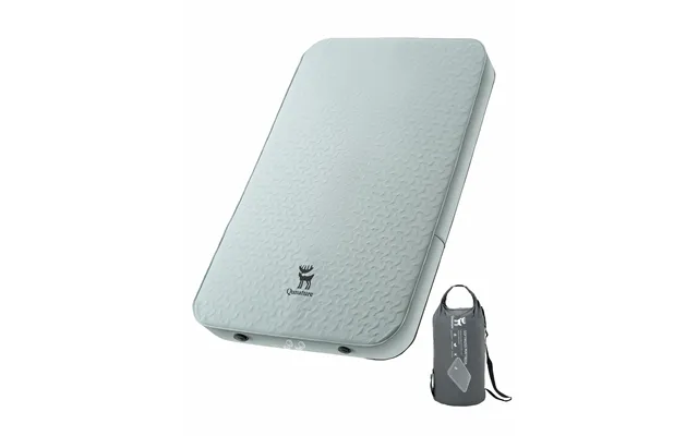 Qunature Portable Inflating Sleeping Pad With Foam - Green Full