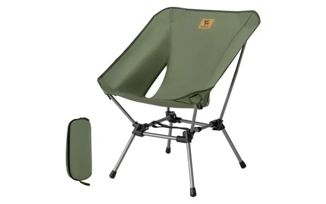 Qunature Ultra Lightweight Folding Camp Chair With Storage Bag Supports 260 Lbs - Green
