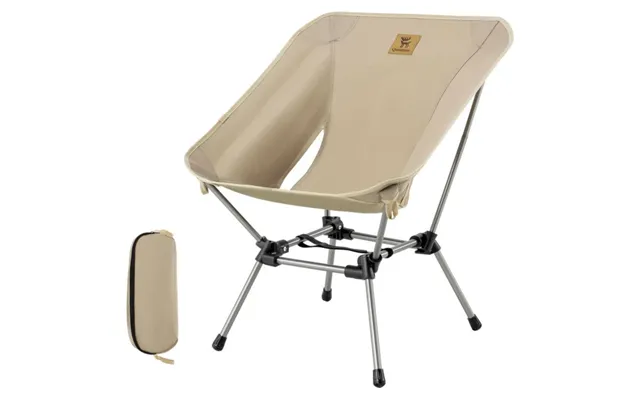 Qunature Ultra Lightweight Folding Camp Chair With Storage Bag Supports 260 Lbs - Khaki