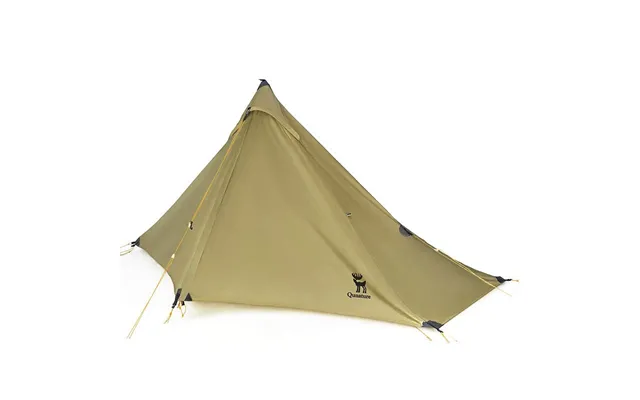Qunature Ultralight Tent Rodless Rainproof Easy Setup For Outdoor Camping - Olive Green
