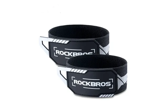 Rockbros Anti-roll Chain Riding Leg Straps Adjustable Reflective - Black