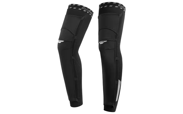 Rockbros Cycling Leg Warmers Thermal Fleece Windproof Compression Knee Sleeves For Men Women - L Xl