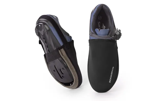 Rockbros Cycling Shoe Toe Covers Thermal Kevlar Bike Overshoes For Men Women - Black M 7