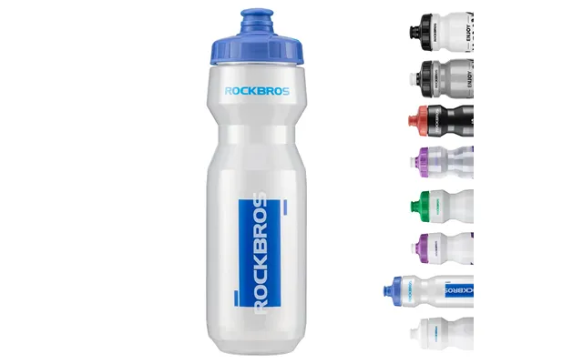 Rockbros Cycling Water Bottle 20-25oz Cycling Bottle Bpa-free - 25oz Blue Transparent