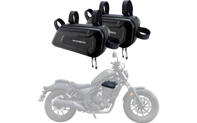 Rockbros Eva Hard Shell Motorcycle Tool Bag - Water-resistant Triangle Side Bag