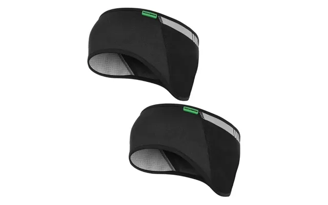 Rockbros Fleece Ear Warmers Headband For Running Cycling Skiing Winter Warmth - Black*2