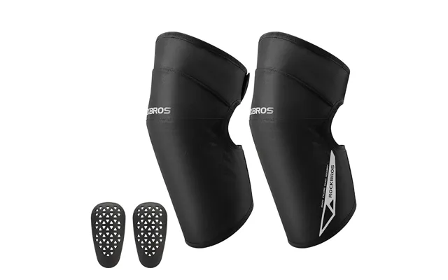 Rockbros Motorcycle Knee Pad Winter Leg Warmer With Eva Protector, Windproof For Skiing - Short