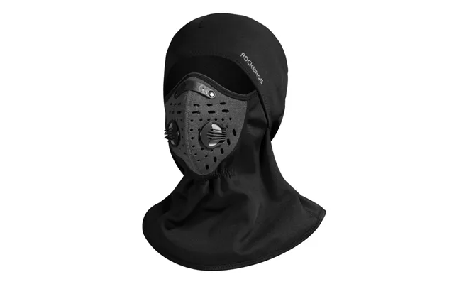 Rockbros Ski Mask Balaclava Winter Mask For Men Baclava Cold Weather Thermal - Black