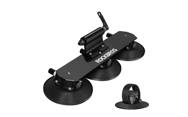Rockbros Suction Cup Bike Rack For Car Roof Quick Release Sucker Mount - 1 Bike Black