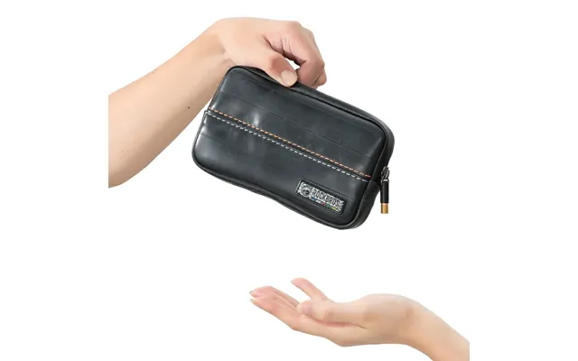 Sustainable Eco-friendly Recycled Tire Bike Wallet 0.4l Road To Sky
