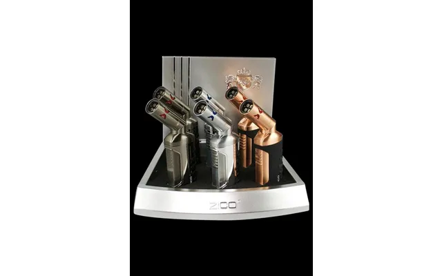 6pc Display Zico Swivel Top Torches