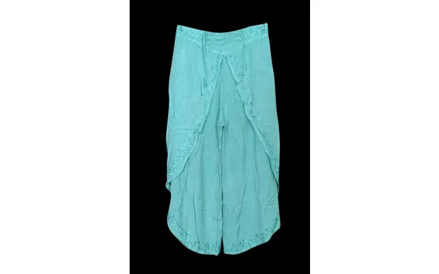 Acidwash Rayon Wrap Style Pants