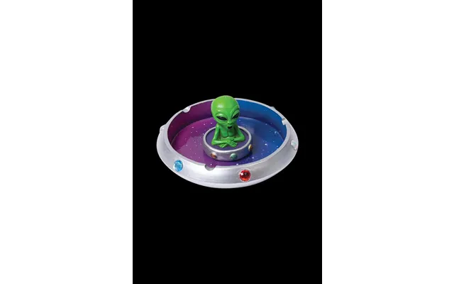 Alien In Flying Saucer Ashtray