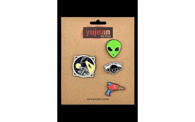 Alien Supporter Jumbo Enamel Lapel Pin Pack