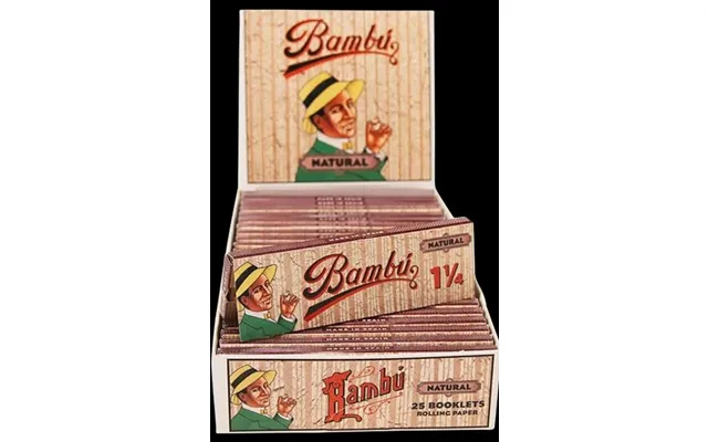 Bambu Natural Rolling Papers - 25 Pack