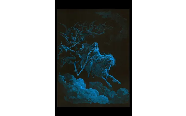 Blacklight Poster - Death Rides Pale Horse