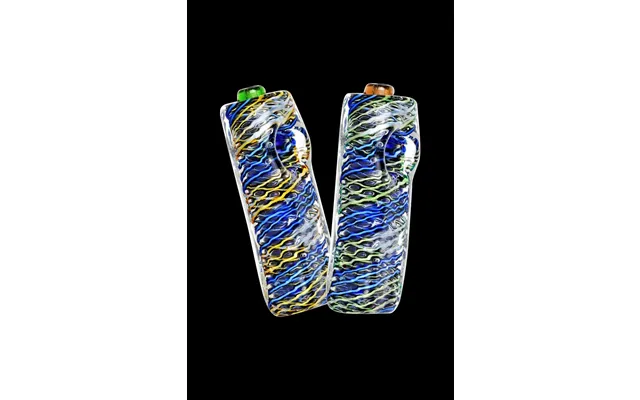 Bubble Lattice Obelisk Glass Hand Pipe