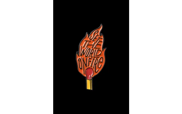 Burning Match Enamel Pin