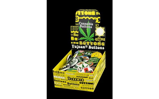 Cannabis Themed Buttons - 133 Pack