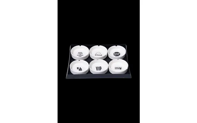 Ceramic Ashtray - 6 Pack