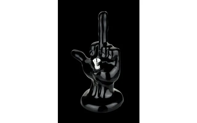 Ceramic Water Pipe - One-fingered Salute
