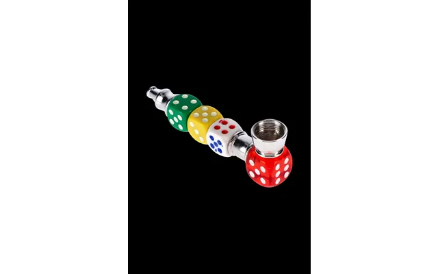 Colored Dice Metal Pipe And Screens Gift Set