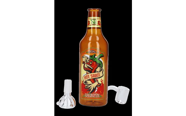 Daily High Club Hot Sauce Bottle Water Pipe