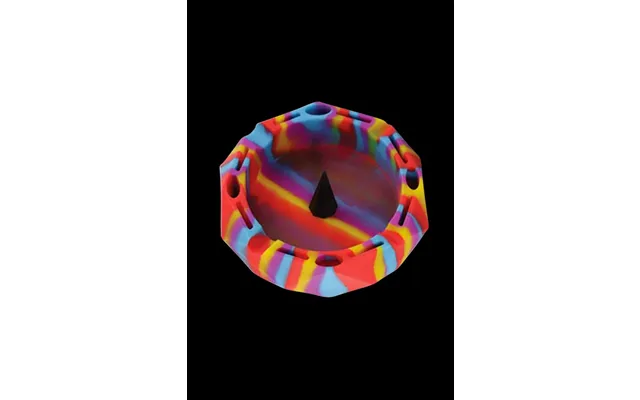 Diamond Multi Color Silicone Ashtray - 5 Colors Vary
