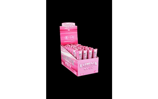 Elements Ultra Thin Pink Cones - 32 Pack