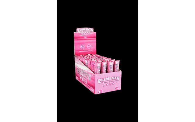 Elements Ultra Thin Pink Cones - 32 Pack