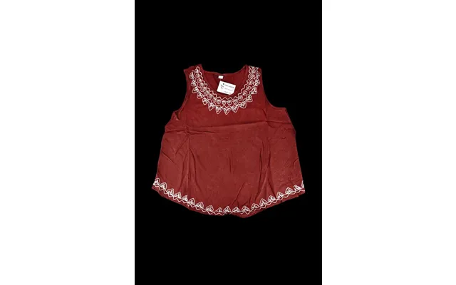 Embroidered Rayon Sleeveless Top
