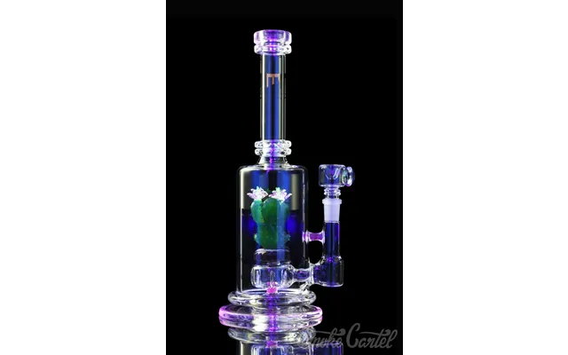 Empire Glassworks Bioluminescent Cactus Uv Reactive Water Pipe