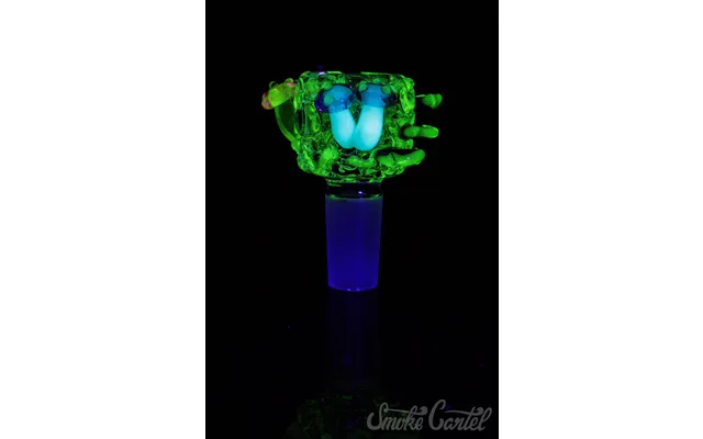 Empire Glassworks Cozmic Critters Uv Reactive Bowl Piece