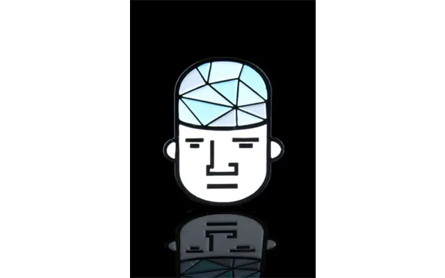 Enamel Hat Pin - Glass Guy
