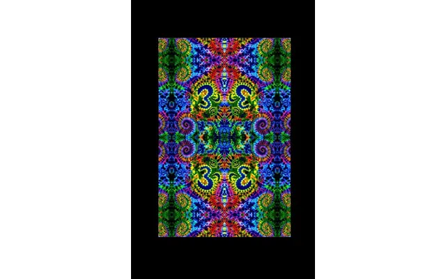 Feed A Hippie Rainbow Om Tie-dye Tapestry