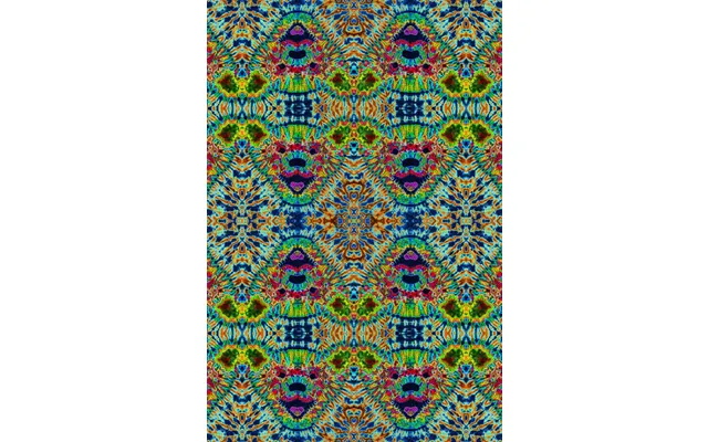 Feed A Hippie Spun Bear Faces Tie-dye Tapestry
