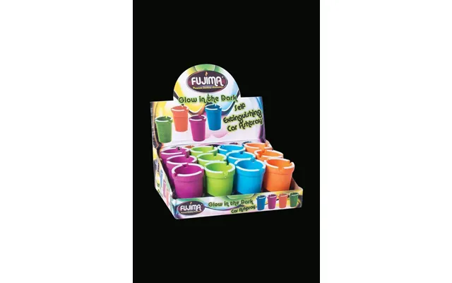 Fujima Glow Self Extinguish Ashtray - 12 Pack