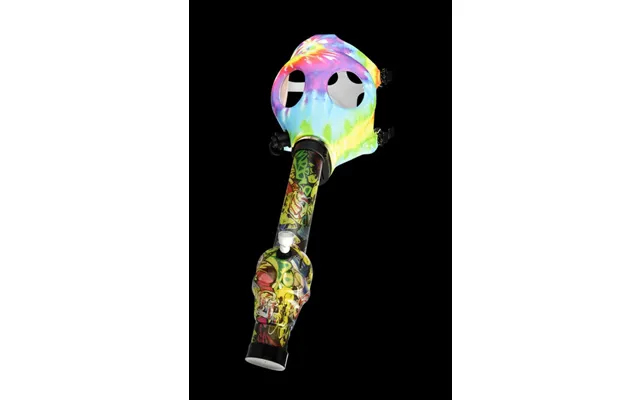 Gas Mask With Acrylic Water Pipe