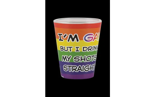 Gay Straight Shot Glass